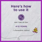 Zarbee's Kids Immune Support, Vitamin C, D & Zinc Daily Immunity Vitamins for Children 4+ Years, Natural Tropical Fruit Flavor, 28 Chewable Tablets - Image 4