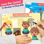 Learn to Write for Kids - Educational Toys & Games, Preschool & Kindergarten Learning Activities, Writing Practice Book, Birthday Gifts for Girls and Boys for Ages 3, 4, 5, 6 Year Old - Image 4