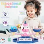 Unicorns Kindergarten Preschool Learning Activities Math Counting Matching Letter Toys - Toddler Educational Toys for 3 4 5 6 7 Year Olds Girls Birthday Gift Games for Kids Ages 5-7 3-5 - Image 3