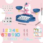 Unicorns Kindergarten Preschool Learning Activities Math Counting Matching Letter Toys - Toddler Educational Toys for 3 4 5 6 7 Year Olds Girls Birthday Gift Games for Kids Ages 5-7 3-5 - Image 5