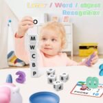 Unicorns Kindergarten Preschool Learning Activities Math Counting Matching Letter Toys - Toddler Educational Toys for 3 4 5 6 7 Year Olds Girls Birthday Gift Games for Kids Ages 5-7 3-5 - Image 8