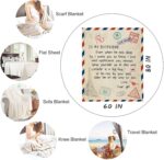 Boyfriend Gifts - BF Blanket from Girlfriend 80"x60"- Sentimental Gifts for Him - Valentines Fathers Day Romantic Presents for Boyfriend - Best BF Christmas Anniversary Birthday Gift Ideas - Image 6