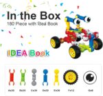 Stem Building Toys for 3 4 5 6 7 8 Year Old Boys Girls Kids,180 Pieces Building Blocks Educational Learning Toys with Large Storage Box,Ideal Christmas Birthday Gifts - Image 4