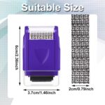5 Pieces Privacy Stamp Roll ID Protection Roller Identity Theft Protection Roller Wide Roller Security Stamp for Mail, ID Blackout, Privacy Confidential(Small,Multi Colors) - Image 3