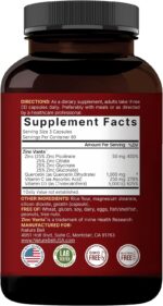 NatureBell Zinc Quercetin with Vitamin C & D3, 240 Capsules | Quercetin 1,000mg + Zinc 50mg + Vitamin C 250mg + Vitamin D3 5,000 IU | 4-in-1 Advanced Immune & Lung Support | ZincVanta Formula - Image 8