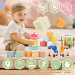 Premium Baby Toys for 6-18 Months, 8 in 1 Montessori Toys Set, Educational Learning Toys for Toddlers 1-3 Years Old Trendy Babies Gifts for Boys & Girls - Image 3