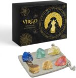 DAILYMOON 12 Zodiac Signs Crystals Gift Set with 50 Oracle Cards & 6 Healing Crystals - Natural Healing Stones for Women & All Occasions, The Astrology Birthstone with Horoscope Box Set (Virgo) - Image 3