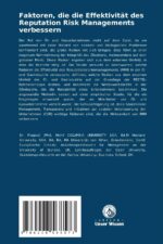 Faktoren, die die Effektivität des Reputation Risk Managements verbessern (German Edition) - Image 3