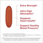 Qunol CoQ10 200mg Softgels, Ultra CoQ10 - Ultra High Absorption Coenzyme Q10 Supplements - Antioxidant Supplement for Vascular and Heart Health & Energy Production - 2 Month Supply - 60 Count - Image 3