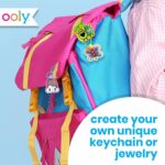 Ooly 28 PC DIY Shrinking Art Kit for Kids, 20 Plastic Pre Cut Charms and More, No Mess Creative Activity Jewelry Making Kit, Christmas Crafts for Kids - Fun Friends - Image 6
