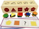 Dailyfunn Montessori Toys Color&Shape Sorting Learning Matching Box for Baby Toddlers 1-3 Year Old - Image 5