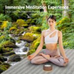 Tibetan Meditation Singing Bowl Machine - 7 Singing Bowls Sounds, Crystal Healing, Chakra Healing, Mindfulness and Stress Relief Timer and Memory Features for Women/Men - Image 3