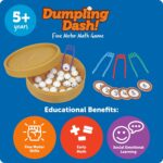 Learning Resources Dumpling Dash Fine Motor Math Game - Montessori Counting Toys, Board Game, Play Food, Homeschool, Fine Motor Skills, Homeschool Preschool - Image 6