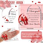 to My Love Christmas Acrylic Gifts for Her/Him Boyfriend Girlfriend Loves Ideas Anniversary Valentines Christmas Birthday Romantic Gift for Him Husband Wife Women Men(Bird) - Image 4