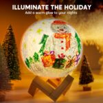 Klever Kits DIY 3D Moon Night Light, Paint Your Own Moon Lamp Kit Galaxy Lamp Arts and Crafts Kit, School Activities, Birthday Gifts for Kids Girls Boys - Image 4