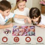 Delobil Wooden Puzzles for Adults, Sea Shell Wooden 200 Piece Puzzles for Adults,Unique Shaped Jigsaw Puzzles, Fun Challenge Brain Health Family Game Creative Gift for Friends 11.8 x 9.6in - Image 3