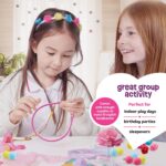 Pretty Me Headband Making Kit for Girls - Arts & Crafts Gift - Make Your Own Fashion Headbands for Kids - DIY Hair Accessories Set - Gift for Ages 5-12 Year Old Girl - Little Kids Art & Craft Gifts - Image 4