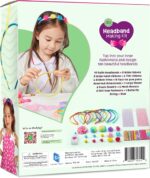 Pretty Me Headband Making Kit for Girls - Arts & Crafts Gift - Make Your Own Fashion Headbands for Kids - DIY Hair Accessories Set - Gift for Ages 5-12 Year Old Girl - Little Kids Art & Craft Gifts - Image 9