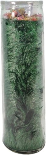 Success with Money-Palm Wax Spiritual Intention Spell Candle-[Green] | Vela CASA ESOTERICA PERFUMADA- (EXITO EN EL Dinero) - Image 3