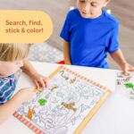 Melissa & Doug Seek and Find Sticker Pad, Animals (400+ Stickers, 14 Scenes to Color) Search and Find Sticker Pads, Arts and Crafts Activity for Kids Ages 4+ - FSC-Certified - Image 4
