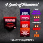 Couples Conversation Starter Card Game for Adults - 260 Spicy & Romantic Questions for Relationships - Date Night Idea - After Dark - Image 3