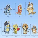 Bluey Window Art Suncatchers Kit for Kids to Paint, Great at-Home Craft Activity or Birthday Party Idea, Toys for Ages 3, 4, 5, 6 - Image 7