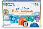 Learning Resources Sort & Seek Polar Animals - 15 Pieces, Age 18+ Months Toddler Learning Activities, Educational Toys, Educational Toy Set Color, Teaching Toys - Image 3