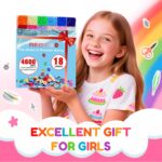 Redtwo 5100 Clay Beads Bracelet Making Kit, Flat Preppy Beads for Friendship Jewelry Making,Polymer Heishi Beads with Charms Gifts for Teen Girls Crafts for Girls Ages 8-12 - Image 7