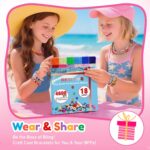 Redtwo 5100 Clay Beads Bracelet Making Kit, Flat Preppy Beads for Friendship Jewelry Making,Polymer Heishi Beads with Charms Gifts for Teen Girls Crafts for Girls Ages 8-12 - Image 10