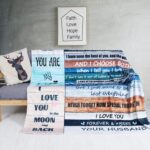 Gifts for Wife from Husband, Anniversary Wedding Birthday Gift Ideas for Wife, I Love You Gifts for her, Romantic Gift for Women, to My Wife Blanket for Bedding Sofa Office Travel, 60''x50'' - Image 3