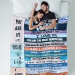 Gifts for Wife from Husband, Anniversary Wedding Birthday Gift Ideas for Wife, I Love You Gifts for her, Romantic Gift for Women, to My Wife Blanket for Bedding Sofa Office Travel, 60''x50'' - Image 7