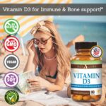 Script Essentials Vegan Vitamin D3 5,000 IU for Healthy Muscle Function, Bone Health, and Immune Support - Non-GMO, Gluten Free and Kosher Certified - 90 Servings - Image 3