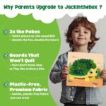 jackinthebox Poke Poke Art – Animals Theme, Mess-Free Fabric Art and Craft, Flower Pressing Kits, Gift for Kids, Girl Gifts, Boy Gift, Toys for Girls and Boys Ages 4 5 6 7 8 - Image 5
