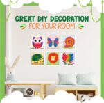 jackinthebox Poke Poke Art – Animals Theme, Mess-Free Fabric Art and Craft, Flower Pressing Kits, Gift for Kids, Girl Gifts, Boy Gift, Toys for Girls and Boys Ages 4 5 6 7 8 - Image 10