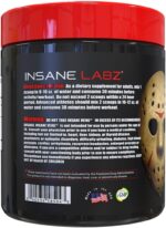 Insane Labz Insane Veinz Non Stimulant NO Enhancing Powder, Nitric Oxide Booster, Loaded with Agmatine Sulfate and Betaine Anhydrous, Increase Vascularity, 35 Srvgs, Apple - Image 4