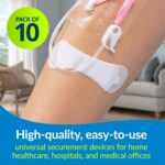 TIDI 3200S-10PK Grip-Lok Small Securement Device ― Pack of 10 ― Catheter Stabilization Device ― White ― Low-Profile Design for Comfort― Home Healthcare ― FSA Eligible Medical Supplies - Image 3