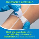 TIDI 3200S-10PK Grip-Lok Small Securement Device ― Pack of 10 ― Catheter Stabilization Device ― White ― Low-Profile Design for Comfort― Home Healthcare ― FSA Eligible Medical Supplies - Image 5
