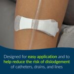 TIDI 3200S-10PK Grip-Lok Small Securement Device ― Pack of 10 ― Catheter Stabilization Device ― White ― Low-Profile Design for Comfort― Home Healthcare ― FSA Eligible Medical Supplies - Image 6