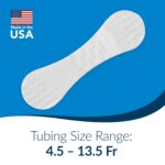 TIDI 3200S-10PK Grip-Lok Small Securement Device ― Pack of 10 ― Catheter Stabilization Device ― White ― Low-Profile Design for Comfort― Home Healthcare ― FSA Eligible Medical Supplies - Image 8