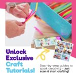 Blue Squid 3000+ pcs Arts and Crafts Supplies for Kids | Craft Kit Box for Kids Age 3-5, 4-8, 6-8, 8-12 | Craft Supplies & Materials Crafts Set Toys Art Box Gifts for Girls Boys Bulk Art Kit - Image 4