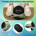 Junkin 2 Pcs Pogo Ball Trick Board Toy Balance Board Pogo Balance Bounce Ball with Pump and Strong Grip Deck for Fun Challenge Fidget Indoor,Outdoor Toys - Image 4