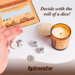 Christmas Date Night Adventure Box - Gifts for Her, Him, Scratch-Off Date Ideas, Anniversary or Birthday Gifts for Girlfriend, Boyfriend, Vanilla and Lavender Candles, Decision Coin & Dice - Image 6