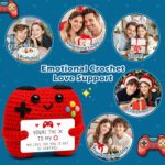 Handmade Crochet Game Controller Gift, Romantic Gift for Couples, Birthday Gift for Him Her, Gift for Couple Anniversary, Valentine’s Day Gift for Husband or Wife, Fun Gaming Room Desk Décor - Image 6