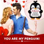 Cute Penguin Romantic Gift - Crochet Penguin Plush for Men, Boyfriend, Women, Girlfriend, Husband, Wife, Her, Him - Couples Gifts for Anniversary, Christmas & More - Stocking Stuffer for Men, Women - Image 6