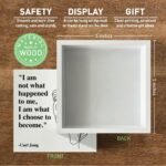 Therapy Office Desk Decor Wooden Box Sign, Mental Health Decor for Home School Counseling Decoration Mental Health Gift for Counselor Psychologist Therapist, I Am What I Choose to Become - Image 3