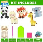 Labeol Arts and Crafts for Kids Ages 8-12 - Creat Your Own GEM Keychains-5D Diamond Art by Numbers GEM Art Kits for Kids Girls Toddler Crafts Age 6-7 6-8 10-12 (Animal) - Image 3