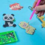 Labeol Arts and Crafts for Kids Ages 8-12 - Creat Your Own GEM Keychains-5D Diamond Art by Numbers GEM Art Kits for Kids Girls Toddler Crafts Age 6-7 6-8 10-12 (Animal) - Image 7