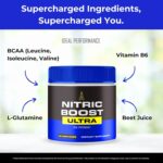 Nitric Boost Ultra Powder, NitricBoost Official Formula to Support Energy Levels and Blood Flow - Maximum Strength, Nitric Booster Ultra BCAA, NitricBoost Ultra Powder Support Reviews (5 Pack) - Image 5