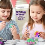 Dan&Darci Kids Sea Shell Painting Kit - Arts & Crafts Christmas Gifts for Boys and Girls - Craft Activities Kits - Creative Art Activity Gift Toys for Age 6, 7, 8, 9, 10, 11 & 12 Year Old 8-12 - Image 5