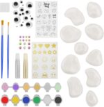 Dan&Darci Rock Painting Kit for Kids - Arts and Crafts for Girls & Boys Ages 6-12 - Craft Kits Art Set - Supplies for Rocks Paint - Best Tween Gift Ideas for Kid Activities Age 6 7 8 9 10 11 - Image 4